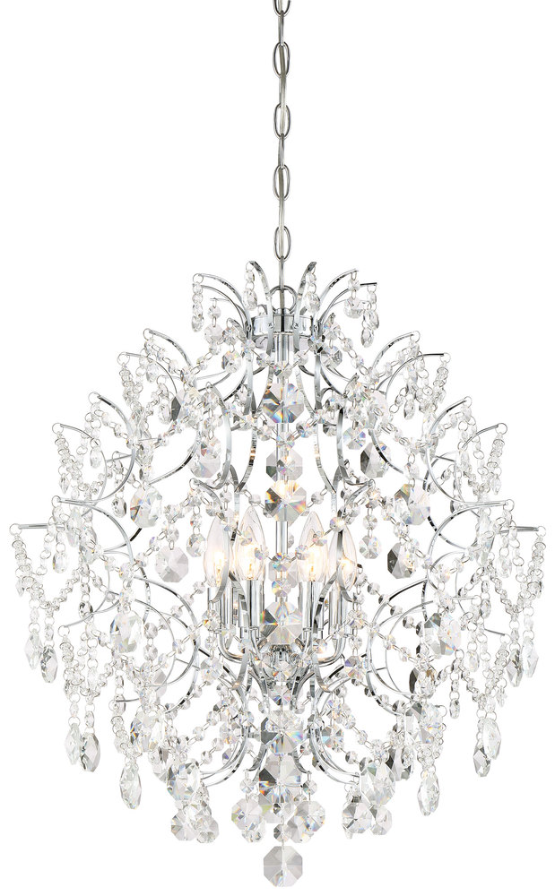 6 LIGHT CHANDELIER