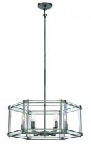  3856-756 - Langen Square - 6 Light Chandelier