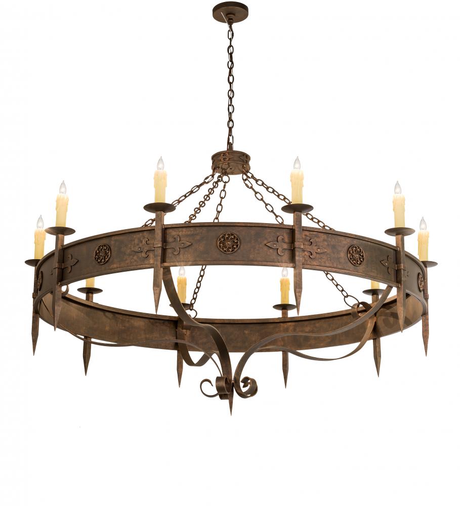 66"W Calandra 10 LT Chandelier