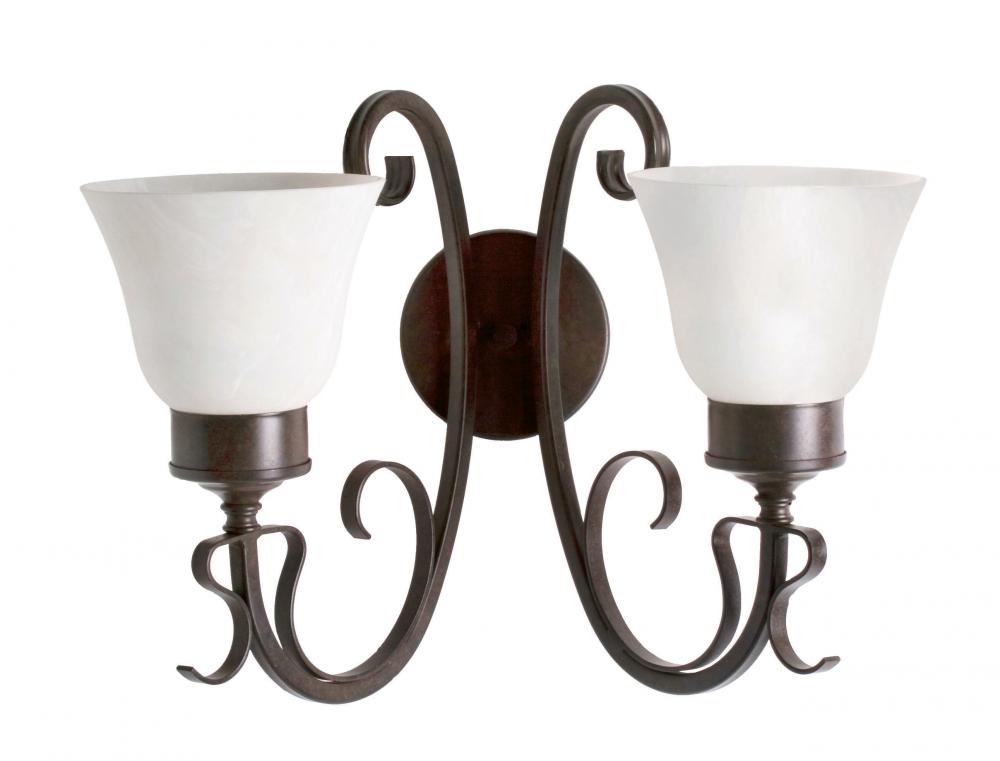 19" Wide Mirasol 2 Light Wall Sconce