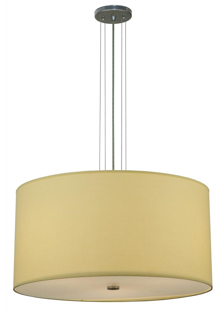 24"W Cilindro Beige Textrene Pendant