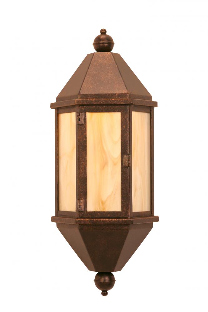 10" Wide Plaza Lantern Wall Sconce