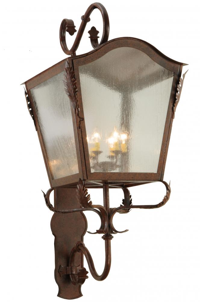 23"W Christian Lantern Wall Sconce