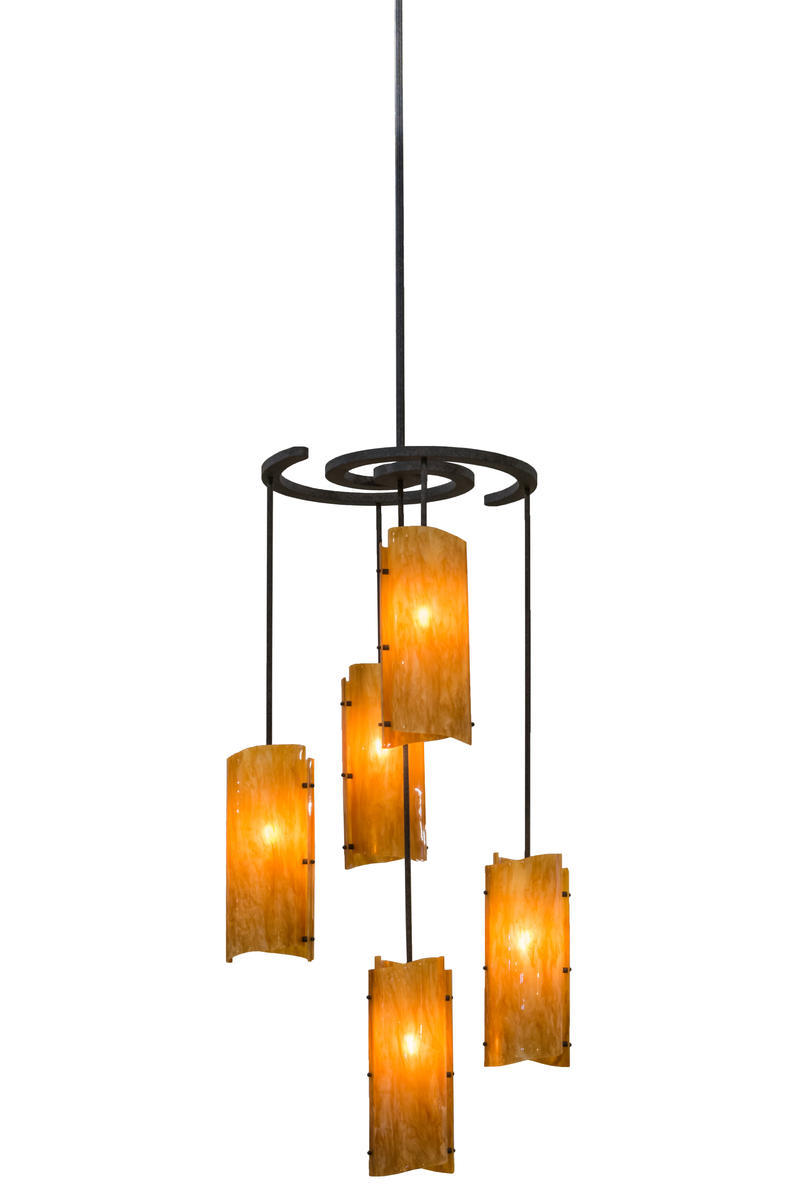 34"W Vortex 5 LT Chandelier