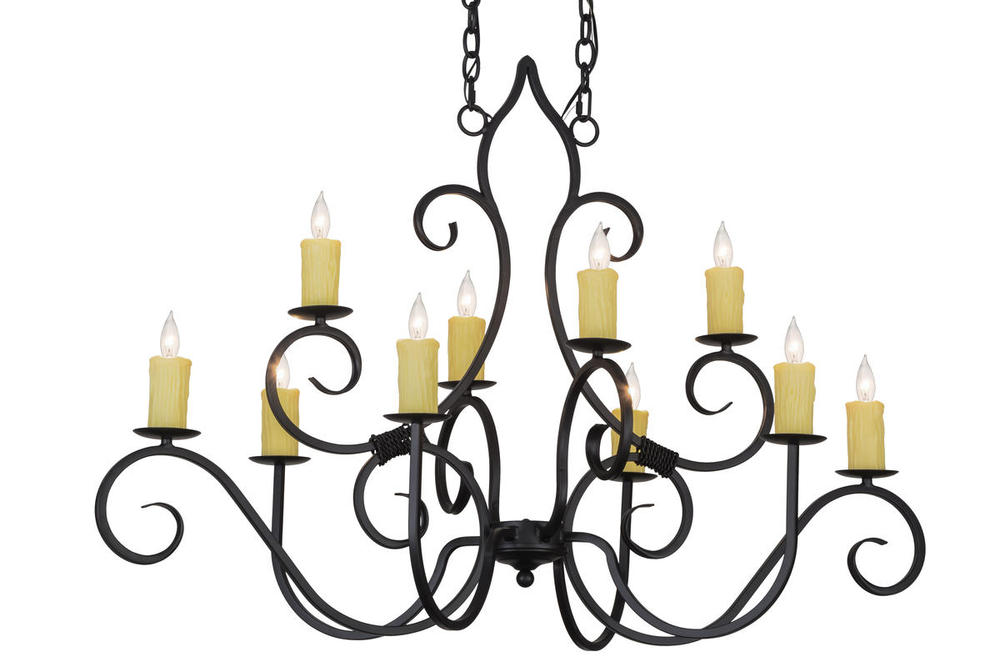 48"L Clifton 10 LT Chandelier