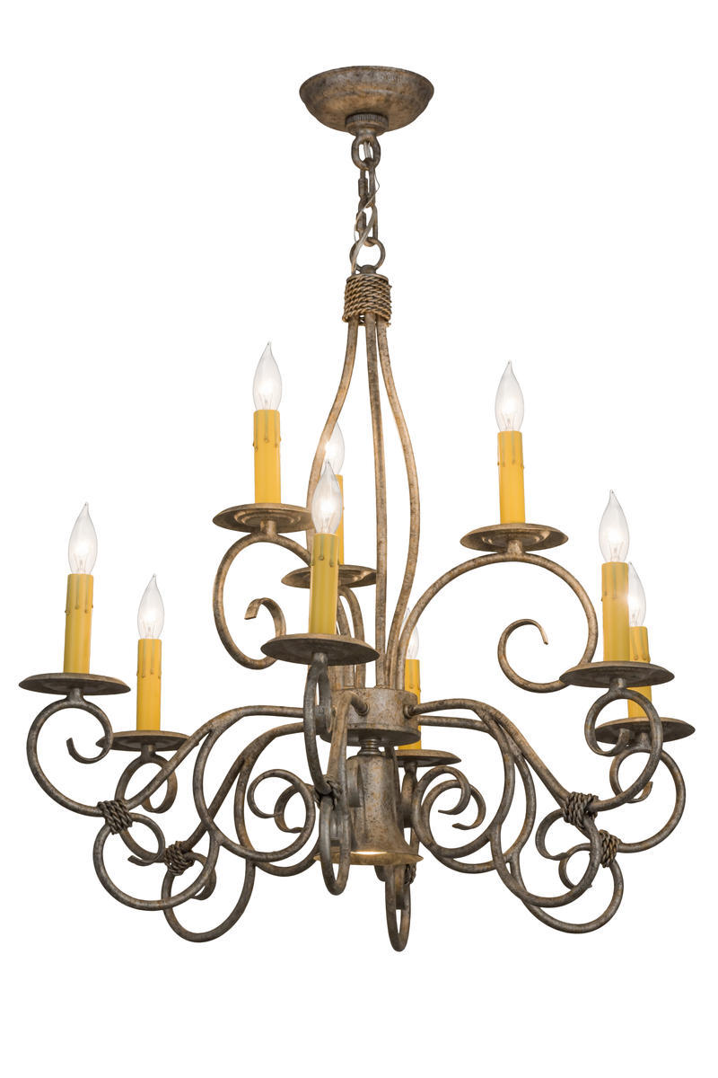 26" Wide Grace 10 Light Chandelier