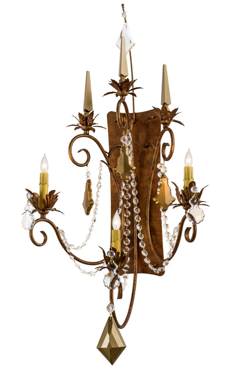 21"W Minuet 3 LT Wall Sconce