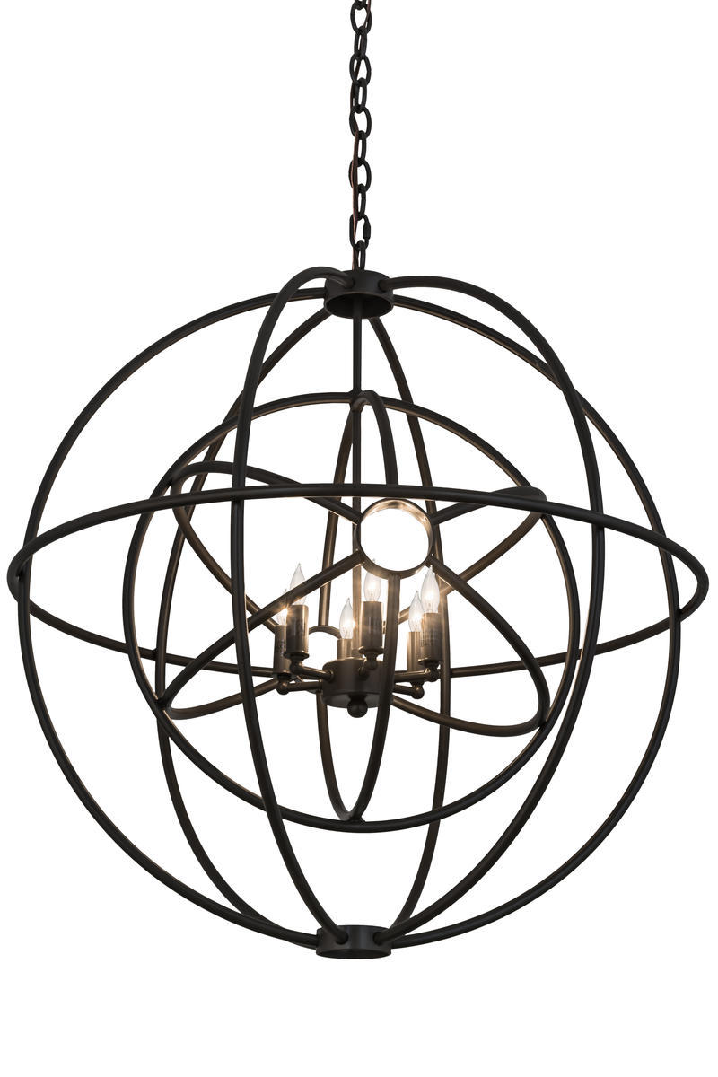 30"W Atom Enerjisi 6 LT Chandelier