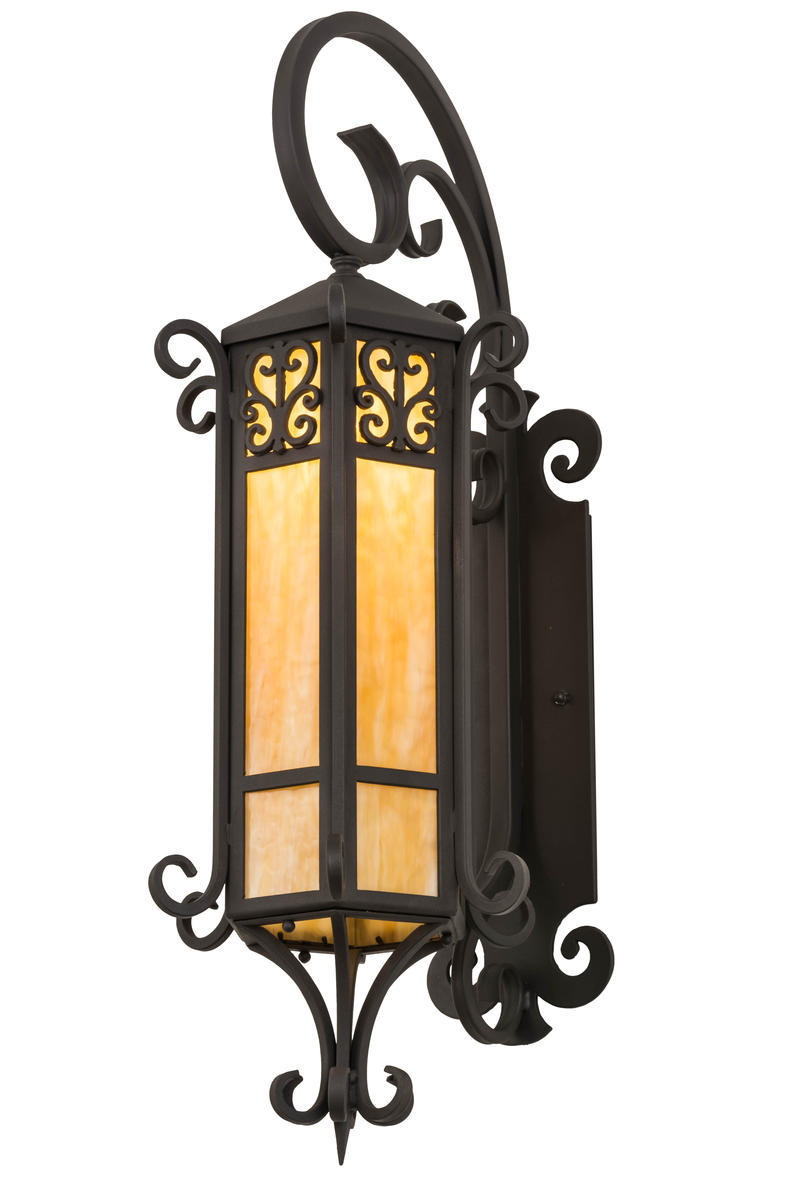 12"W Caprice Lantern Wall Sconce