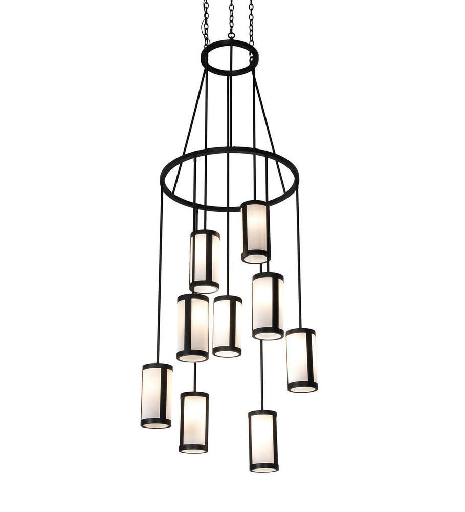 35" Wide Cartier 9 Light Chandelier