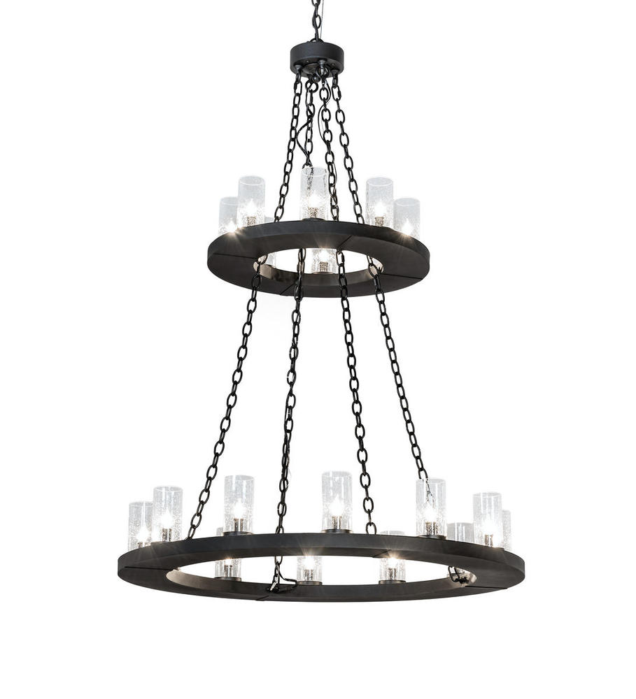 42" Wide Loxley 20 Light Two Tier Chandelier