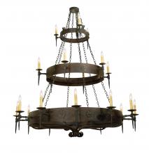 2nd Avenue Designs White 112084 - 72" Wide Warwick 21 Light Three Tier Chandelier