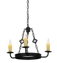  115232 - 24"W Elvita 3 LT Chandelier