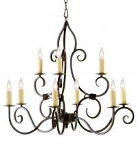  116294 - 36" Wide Clayton 9 Light Chandelier