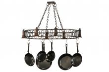  148249 - 42.5"L Revival Deco Oblong Pot Rack