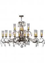  149437 - 62" Long Windsor 14 Light Oblong Chandelier