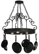 2nd Avenue Designs White 151752 - 32"W Dior 4 LT Pot Rack