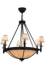  157167 - 36"W Freya 6 LT Chandelier