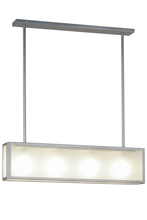 2nd Avenue Designs White 158683 - 40"L Affinity Oblong Pendant