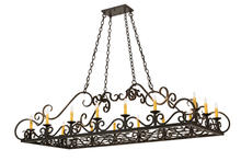 2nd Avenue Designs White 171344 - 66"L Carlotta 16 LT Oblong Chandelier