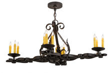  174436 - 42"L Elianna 12 LT Oblong Chandelier