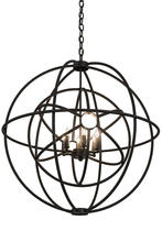 2nd Avenue Designs White 174579 - 30"W Atom Enerjisi 6 LT Chandelier