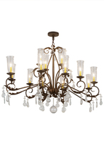  183446 - 62" Long Windsor 14 Light Oblong Chandelier