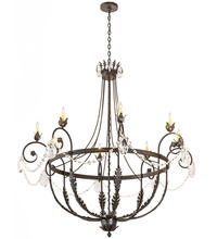 2nd Avenue Designs White 188131 - 58" Wide Antonia 8 Light Chandelier