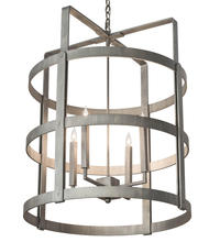 2nd Avenue Designs White 197839 - 28" Wide Aldari 4 Light Chandelier