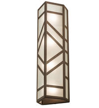 2nd Avenue Designs White 198072 - 7" Wide Santa Fe Wall Sconce