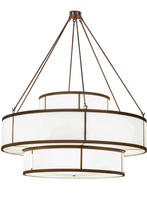 2nd Avenue Designs White 245871 - 66" Wide Jayne 3 Tier Pendant