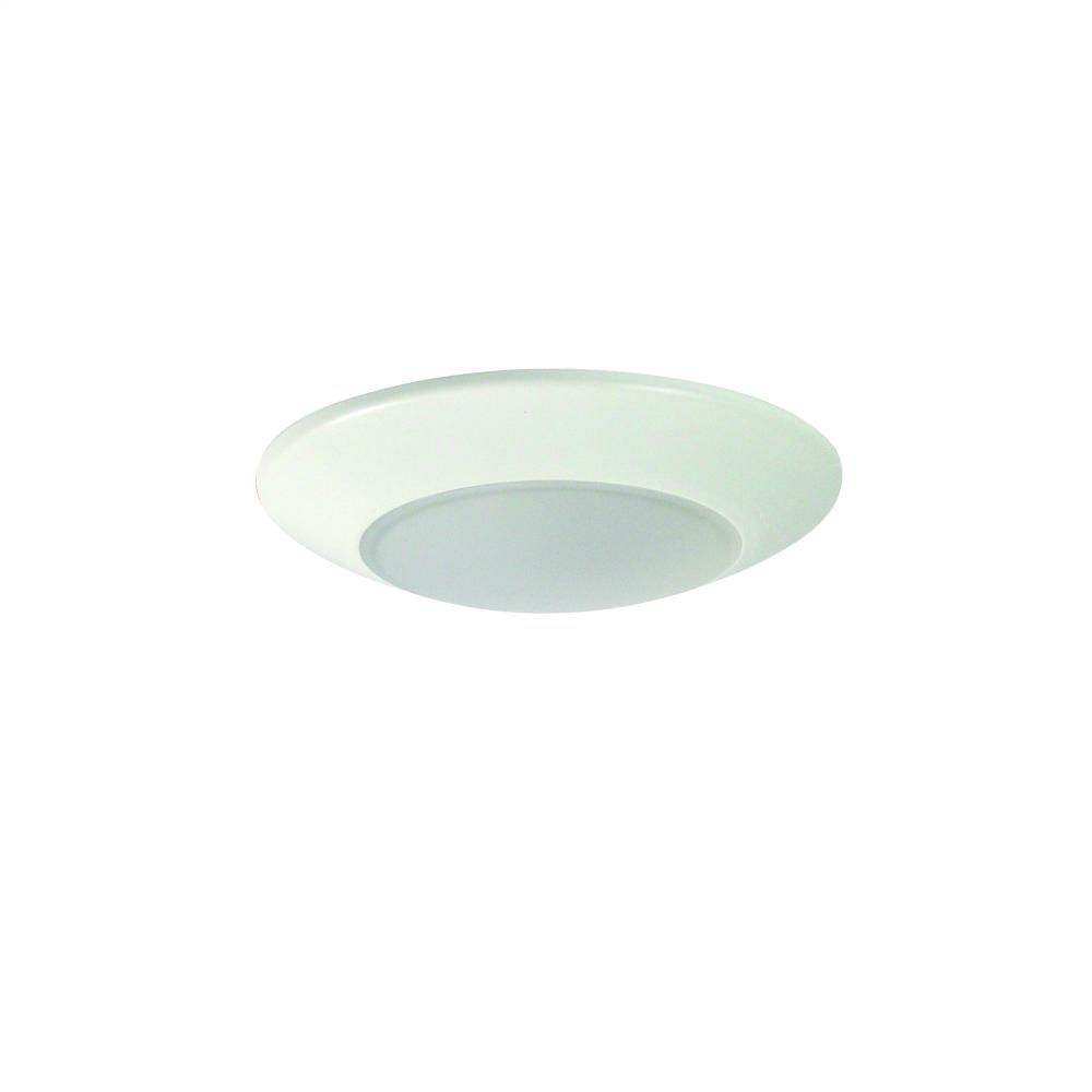 4" AC Opal LED Surface Mount, 700lm / 10.5W, 4000K, White finish