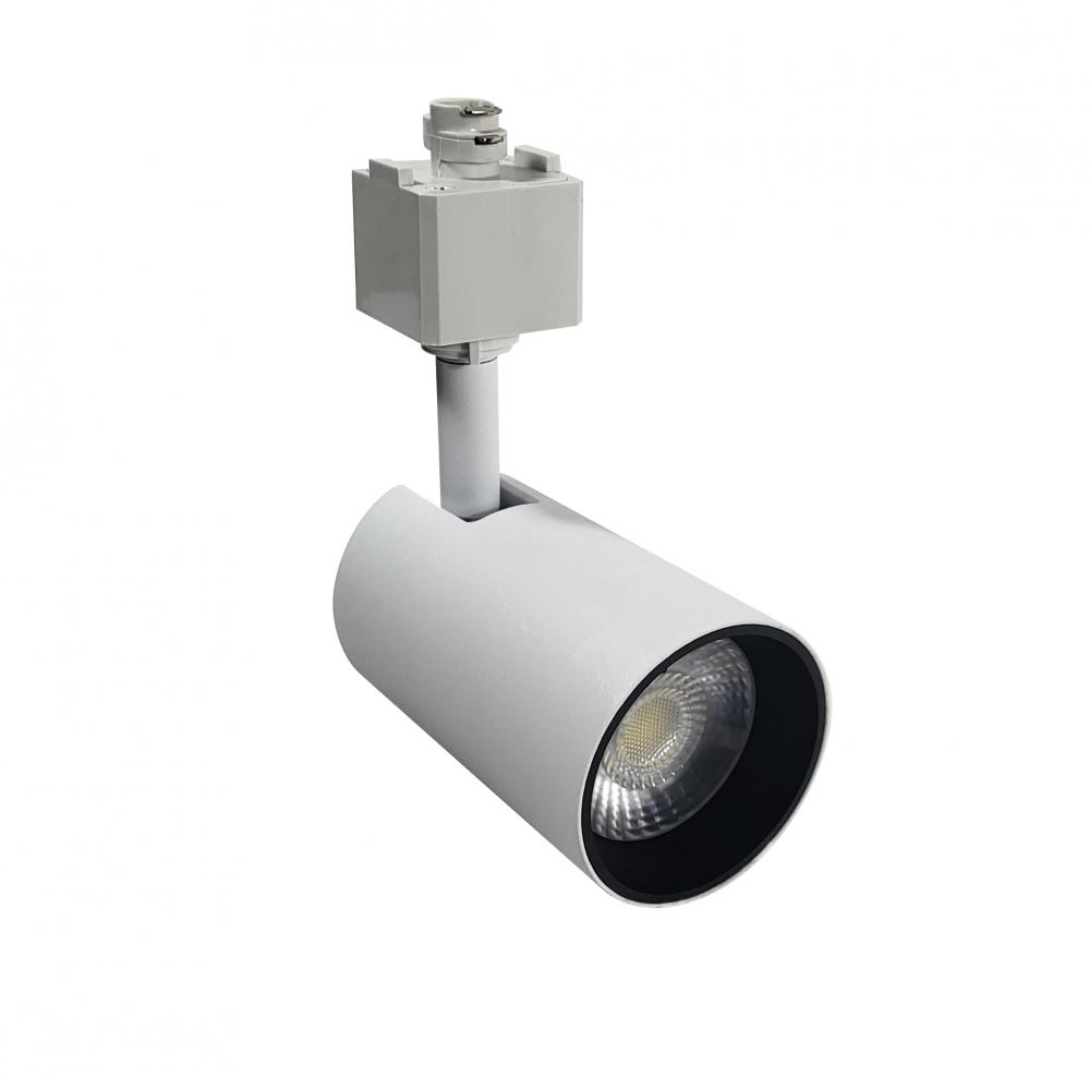 MAX Mini LED Track Head, 1000lm / 13W, 3500K, Narrow Flood optic, White finish