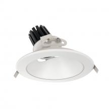 Nora NC3-89L140NMPW - 8" Sapphire III Round Adjustable Reflector, 900lm, 4000K, Narrow Flood Optic, Matte Powder White