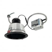 Nora NCR3-61L230NC12BB - 6" Sapphire III Retrofit, Black Reflector/Black Flange, 120-277V; 0-10V Dimming, 1500lm / 16W,