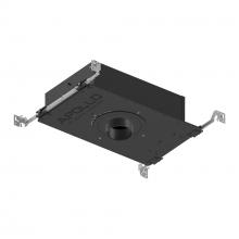 Nora NHAPIC-3R20L22725DC - 3" Apollo Round IC Air-Tight New Construction Housing w/ 1.625" to 2" Ceiling Collar,