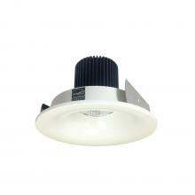 Nora NIO-4RNB50XWW/10 - 4" Iolite LED Round Bullnose, 1000lm / 14W, 5000K, White Finish