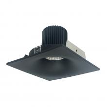 Nora NIO-4SNB50XBB/10 - 4" Iolite LED Square Bullnose, 1000lm / 14W, 5000K, Black Finish