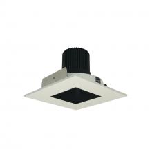 Nora NIO-4SNDSQ40XBW/10 - 4" Iolite LED Square Reflector with Square Aperture, 1000lm / 14W, 4000K, Black Reflector /