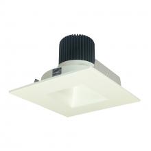 Nora NIO-4SNDSQ35XWW/10 - 4" Iolite LED Square Reflector with Square Aperture, 1000lm / 14W, 3500K, White Reflector /