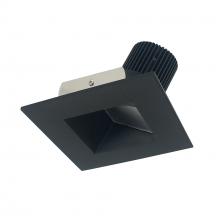 Nora NIO-4SW50XBB/10 - 4" Iolite LED Square Wall Wash, 1000lm / 14W, 5000K, Black Reflector / Black Flange