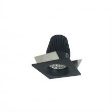 Nora NIOB-1SNB50XBB - 1" Iolite LED BWF Square Bullnose, 600lm, 5000K, Black Reflector / Black Flange