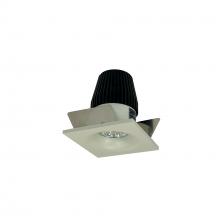 Nora NIOB-1SNB50XWW - 1" Iolite LED BWF Square Bullnose, 600lm, 5000K, White Reflector / White Flange