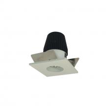 Nora NIOB-1SNG35XWW - 1" Iolite LED BWF Square Reflector with Round Aperture, 600lm, 3500K, White Reflector with Round