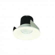 Nora NIOB-2RNB50XWW/10 - 2" Iolite LED Round Bullnose, 1000lm / 14W, 5000K, White Finish