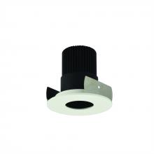 Nora NIOB-2RPH50XBMPW/10 - 2" Iolite LED Round Pinhole, 1000lm / 14W, 5000K, Black Pinhole / Matte Powder White Flange