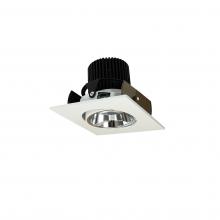 Nora NIOB-2SC40QCMPW - 2" Iolite LED Square Adjustable Cone Reflector, 10-Degree Optic, 800lm / 12W, 4000K, Specular