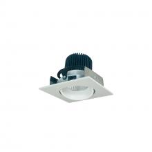 Nora NIOB-2SC35XMPW/10 - 2" Iolite LED Square Adjustable Cone Reflector, 1000lm / 14W, 3500K, Matte Powder White