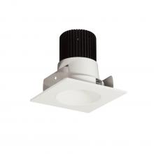 Nora NIOB-2SNDC40XWW/10 - 2" Iolite LED Square Reflector with Round Aperture, 1000lm / 14W, 4000K, White Reflector / White