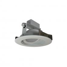 Nora NLCBC-56927XWW - 5" Cobalt Adjustable LED Retrofit, 1200lm / 14W, 2700K, White Reflector / White Flange